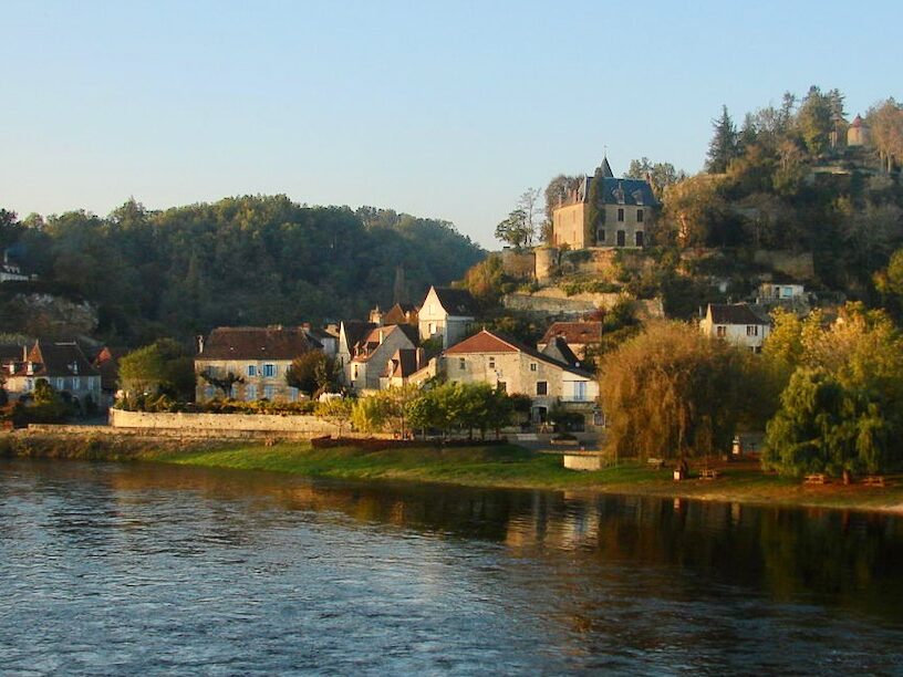 View of Limeuil from the Vezere River